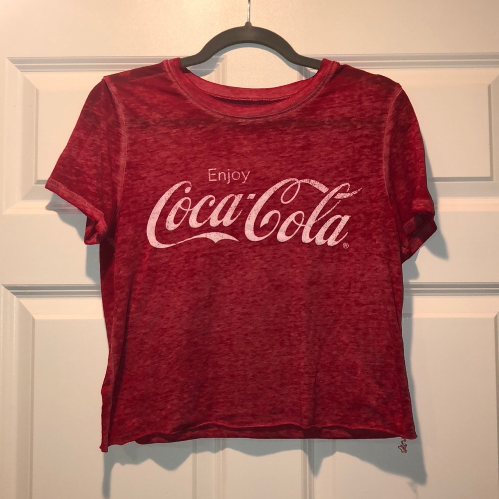 Soft Coca Cola Cropped T-shirt